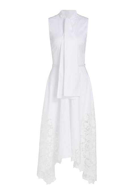 Lace Elegance Shirtdress