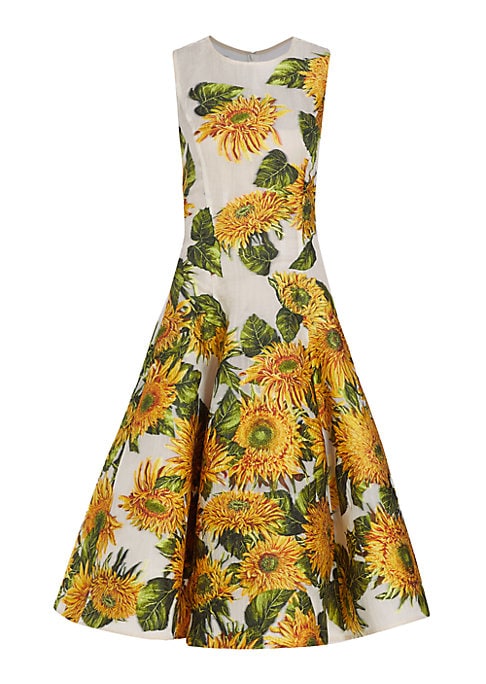Sunlit Garden Cocktail Dress