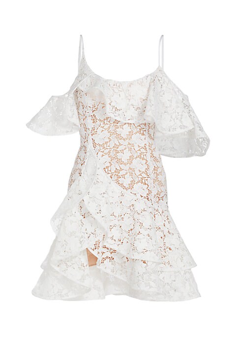 Lace Ruffle Spring Dress