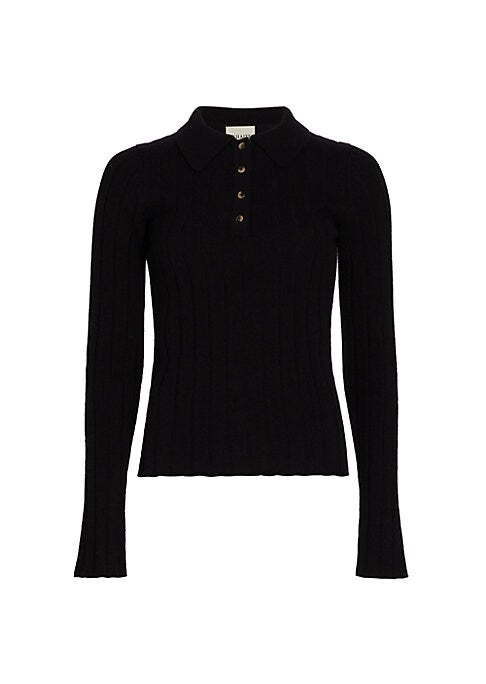 Glamour Knit Polo Sweater