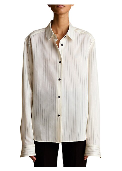 Striped Luxe Wool Shirt