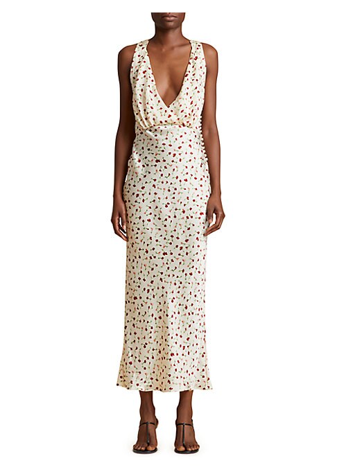 Floral Wrap Maxi Dress