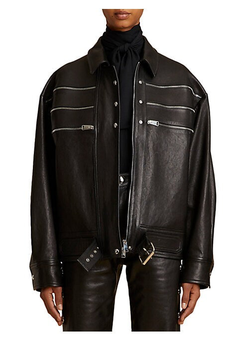 Chic Lamb Leather Jacket
