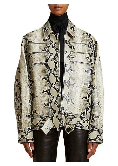 Snakeskin Luxe Jacket