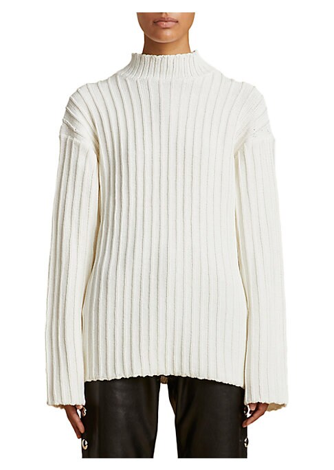 Cozy Ribbed High Neck Sweater