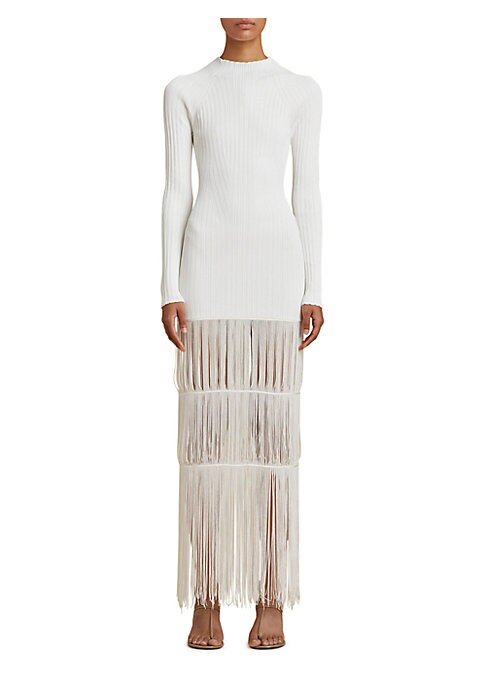 Fringe Elegance Maxi Dress