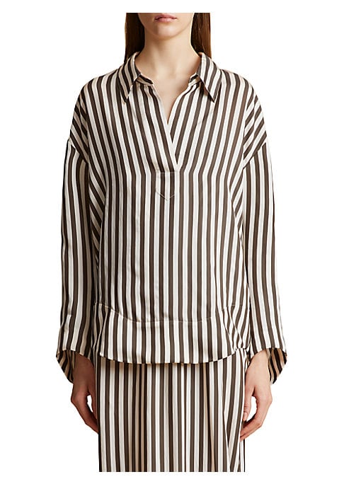 Chic Striped Elegance Top