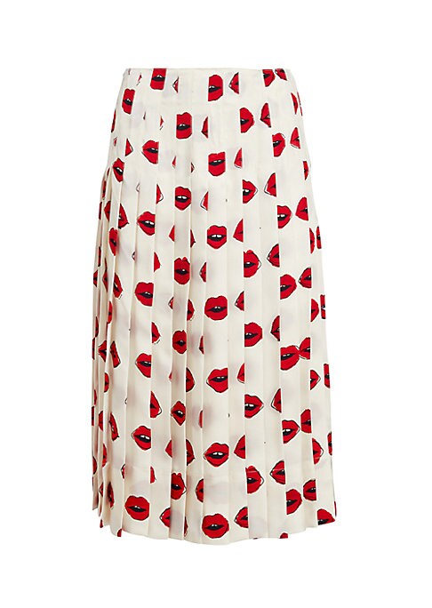 Whimsical Lip Pleat Skirt