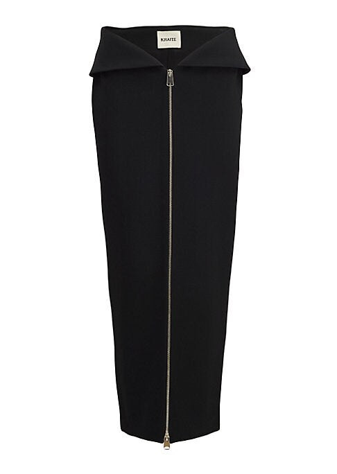 Chic Zip Maxi Skirt