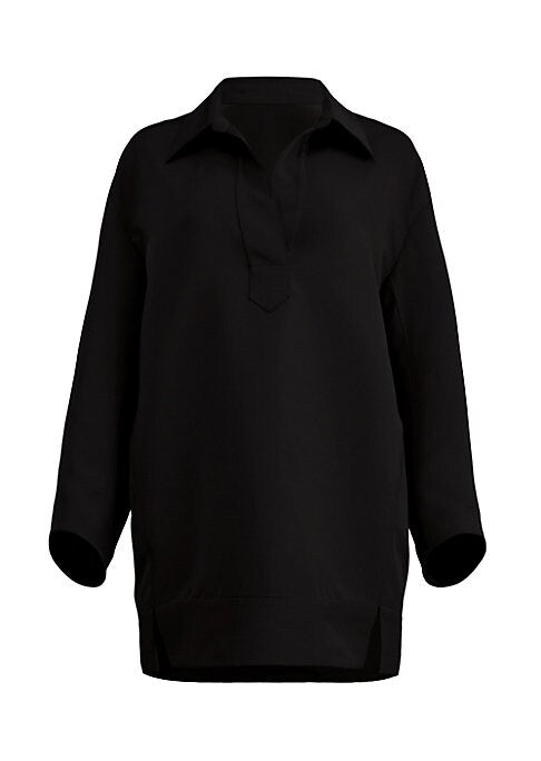 Chic High-Low Shirtdress