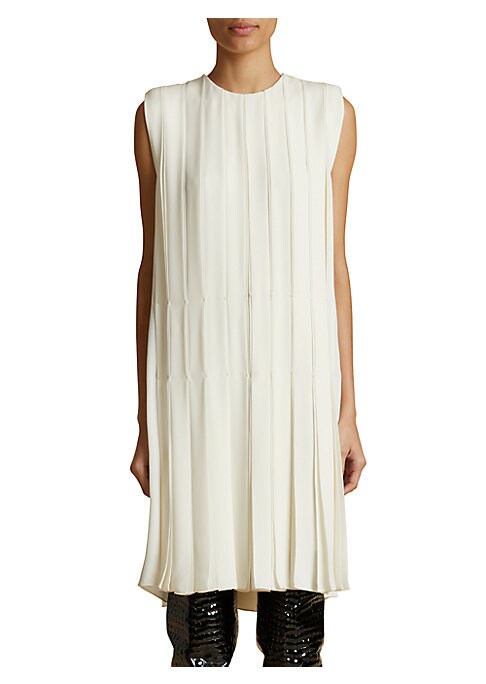 Silk Pleats Dress