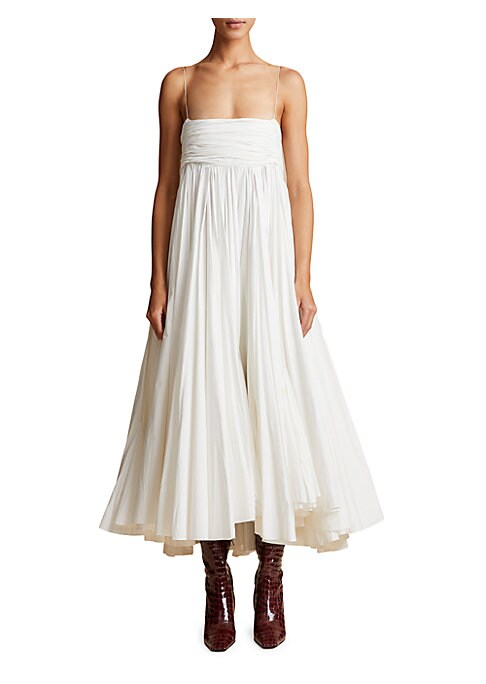 Chic Pleated Maxi Dress