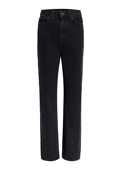 Baggy High-Rise Denim Pants