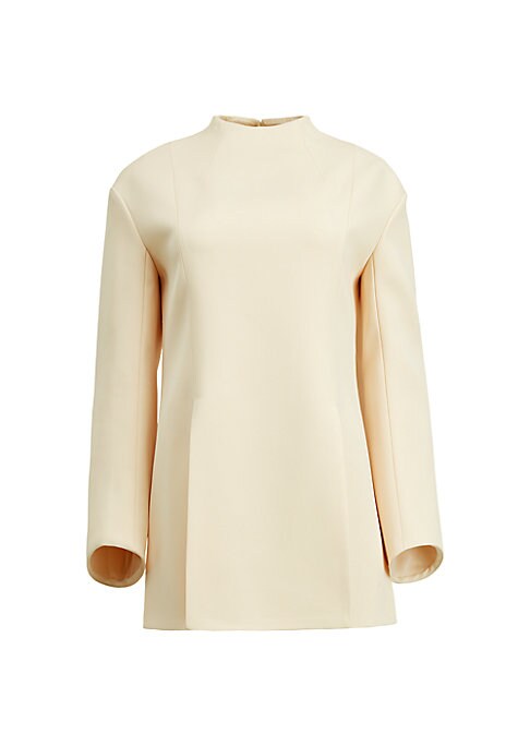 Sleek Slit Crepe Top