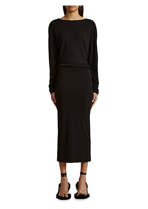 Elegant Open-Back Dress