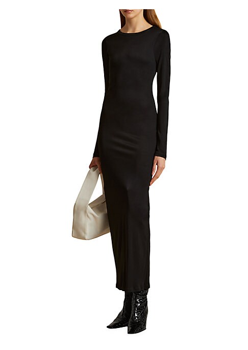 Elegant Jersey Maxi Dress