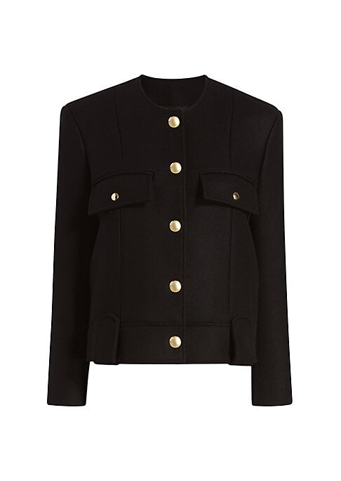 Elegant Wool Blend Coat