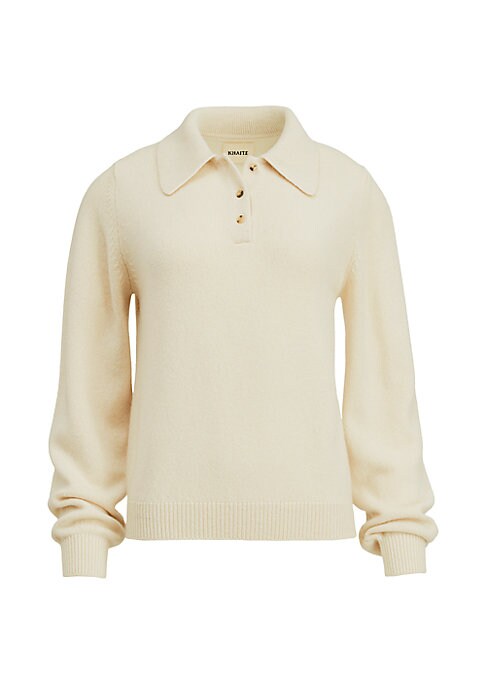 Luxurious Cashmere Polo Sweater