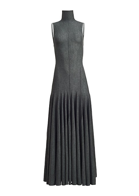 Elegant Wool Turtleneck Dress