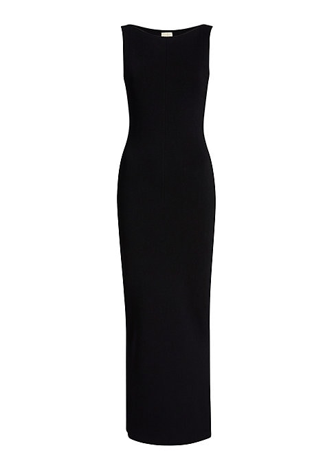 Elegant Knit Maxi Dress