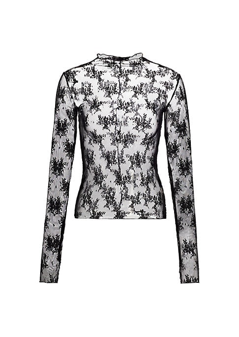 Floral Lace Fitted Top