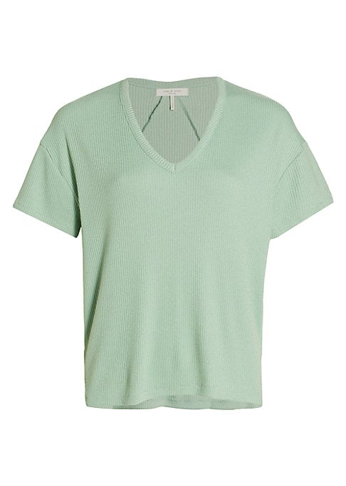 Ribbed V-Neck Essentials