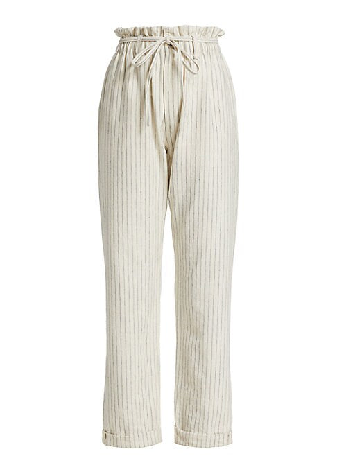 Chic Linen Blend Trousers