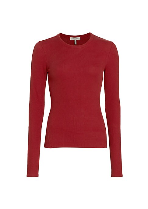 Ribbed Fitted Long Sleeve