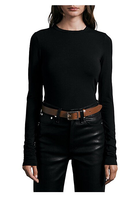 Luxe Cropped Leather Trousers