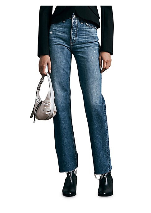 Elevated Straight-Leg Denim