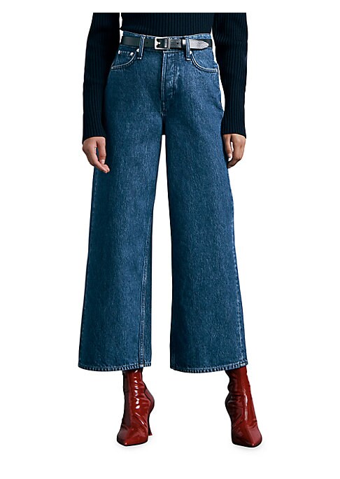 Chic Wide-Leg Ankle Jeans