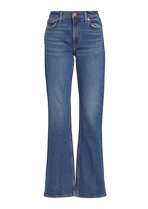 Stretch Bootcut Denim Trousers