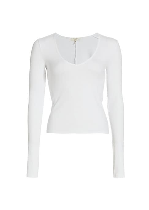 Smooth Vee Cotton Top