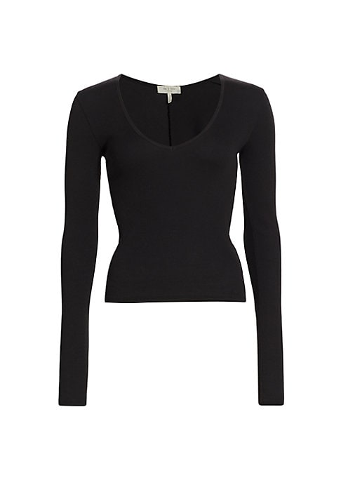 Soft V-Neck Essential Top