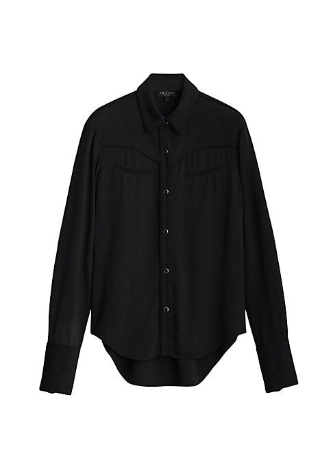 Piped-Detail Workshirt