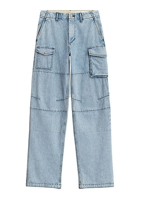 Linen Blend Utility Pants