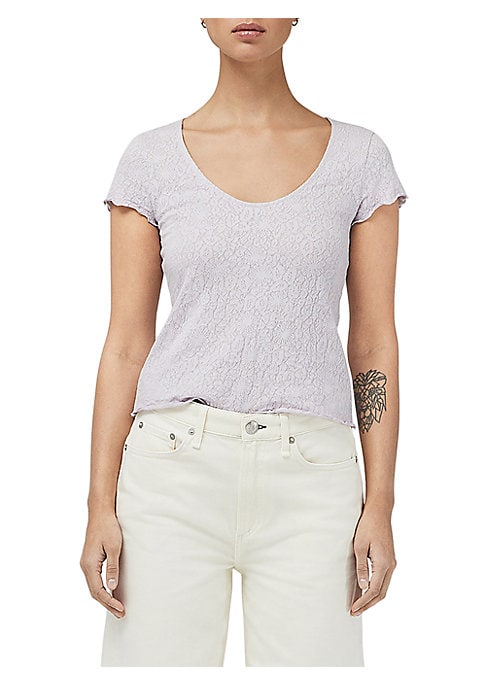 Scoopneck Cotton Tee