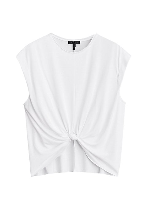 Knotty Cap Sleeve Tee