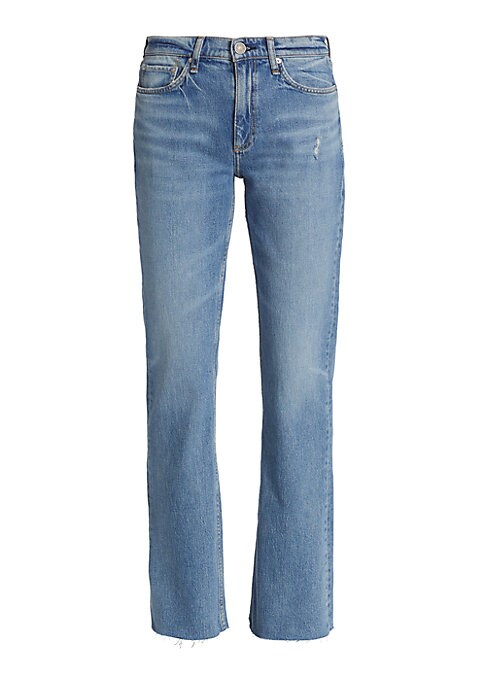 Frayed Edge Bootcut Jeans