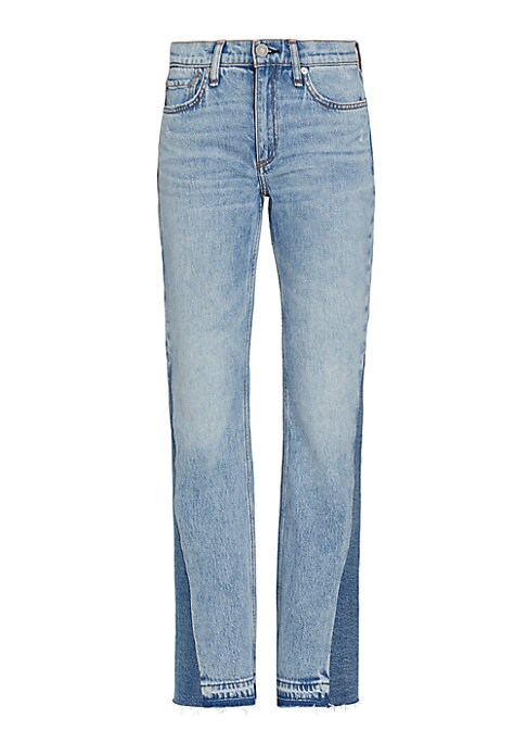 Chic Sliced Bootcut Jeans