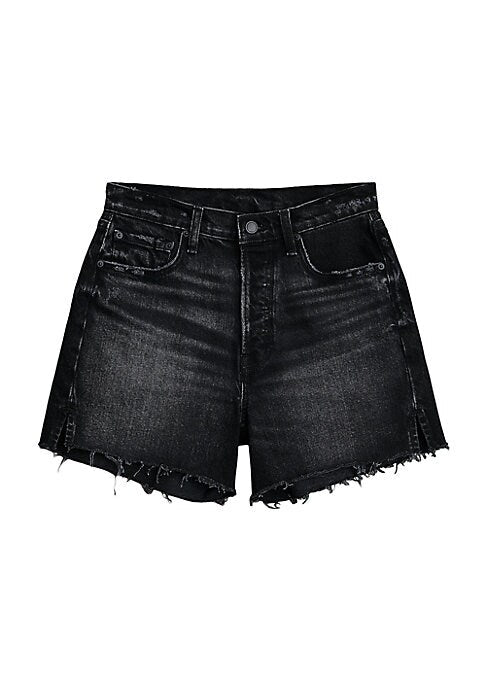 Raw Hem Denim Shorts
