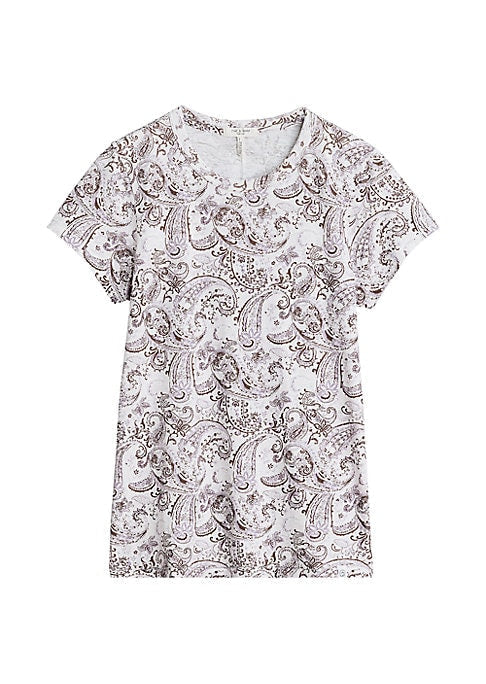 Paisley Print Casual Tee