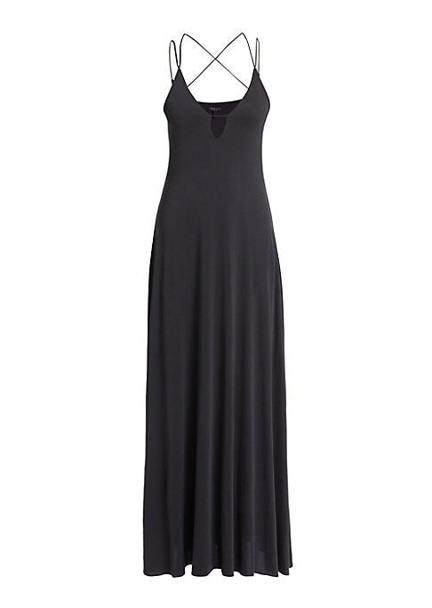 Strappy A-Line Maxi Dress