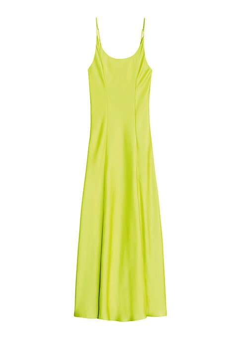 Elegant Satin A-Line Dress