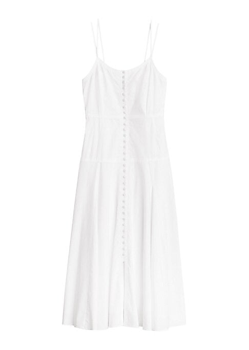 Sleek Cotton A-Line Dress