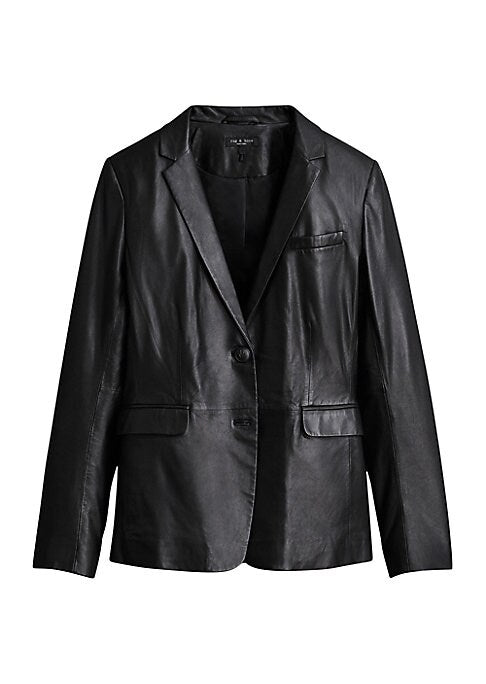 Soft Leather Chic Blazer