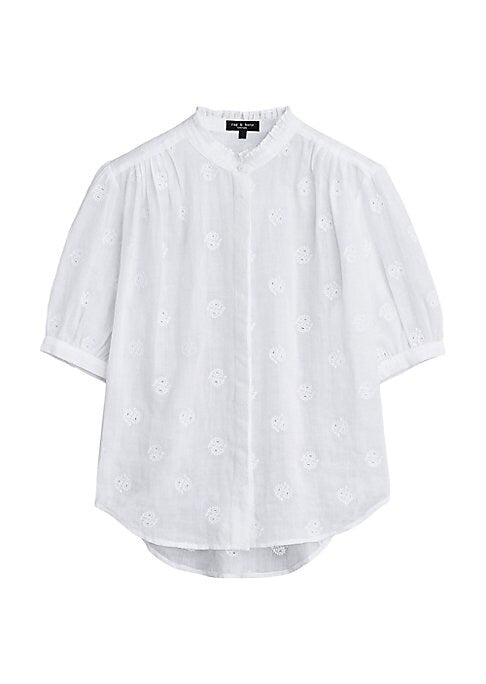 Puff Sleeve Paisley Top