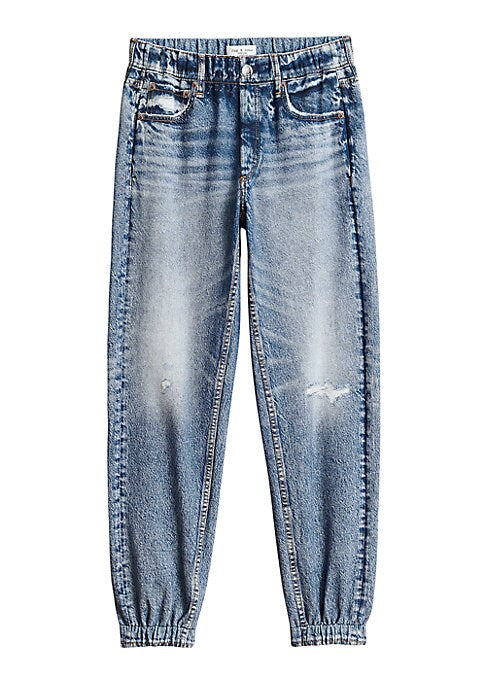 Denim-Look Cozy Pants