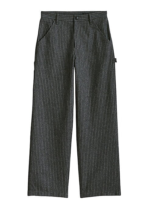 Chic Wool Wide-Leg Pants