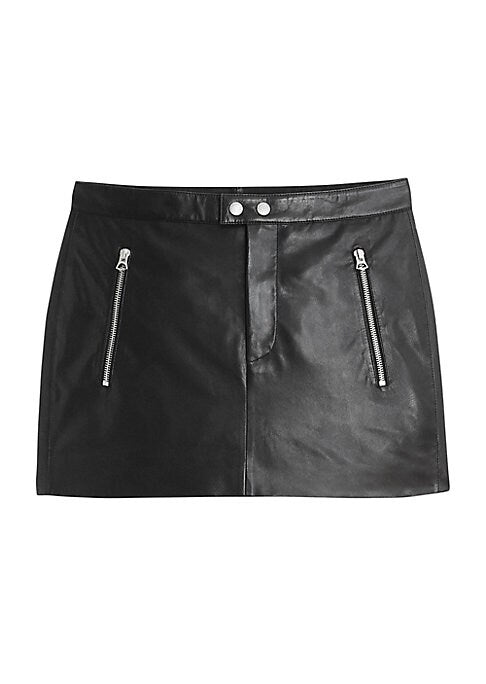 Chic Leather Mini Skirt